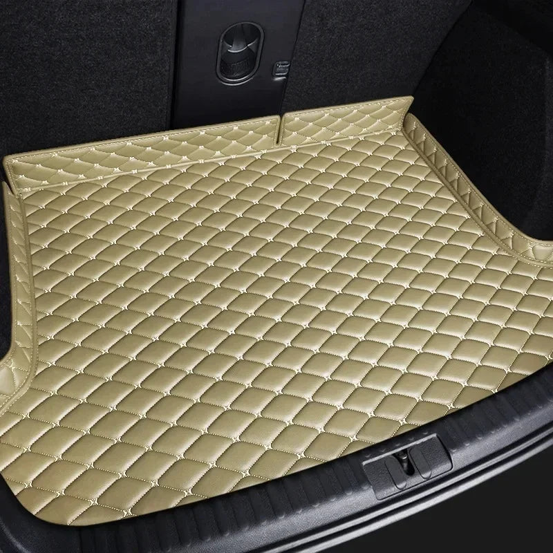 Tapis de sol de voiture en cuir de luxe pour Peugeot 3008