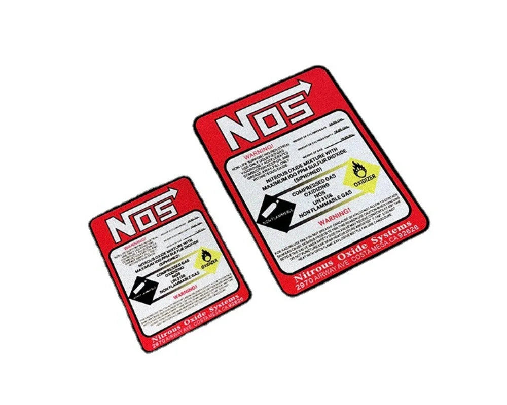 NOS Nitrous Oxide System Decal 