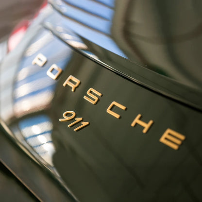 Set de insignia de emblema trasero de Porsche