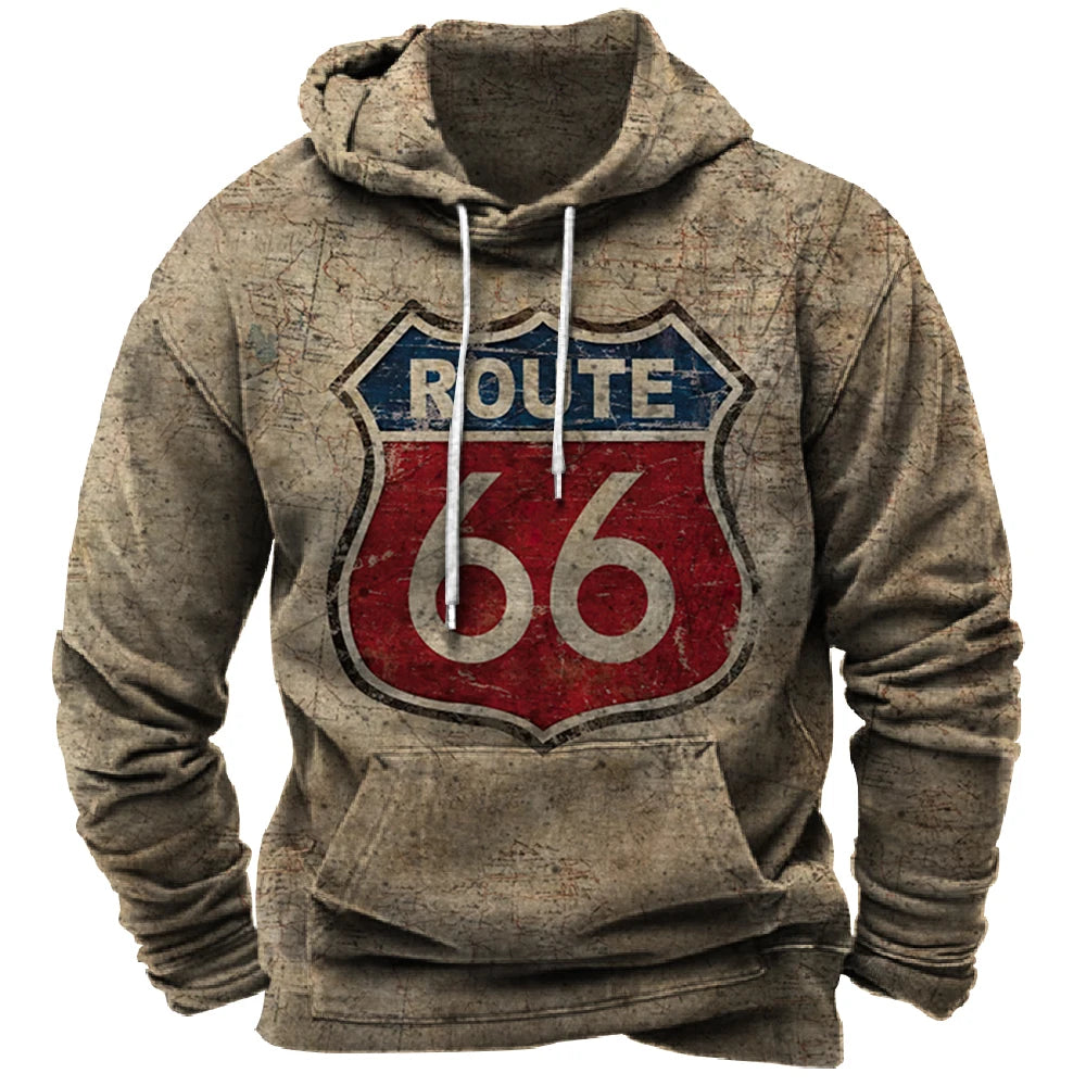 Route 66 Vintage Hoodie