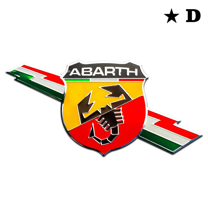 ABARTH TRICOLOR EMBLEMA PANTABLA