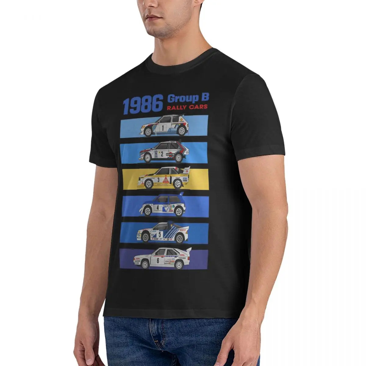 T-shirt del Gruppo B del 1986 Rally 