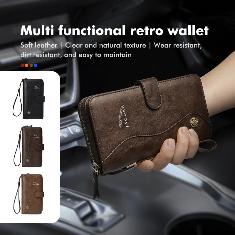 Multifunktional Retro Wallet - für Jaguar 