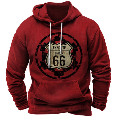 Route 66 Sweat à capuche vintage