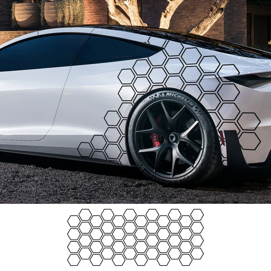 Car Graphics Honeycomb Sticker Decor 