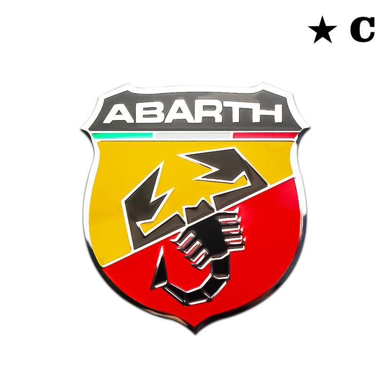 ABARTH TRICOLOR EMBLEMA PANTABLA