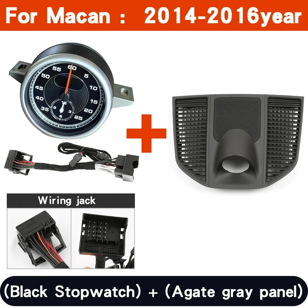 Porsche Macan Dashboard Stopwatch & Panel Kit