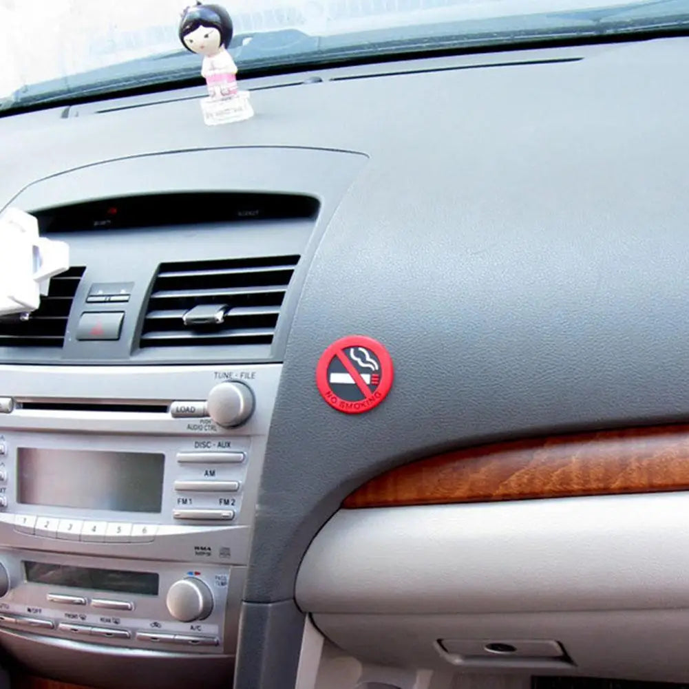 No Smoking Car Sticker