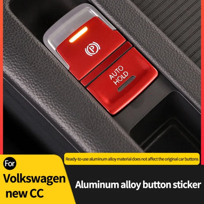 Volkswagen Aluminium Alloy Button Stickers 