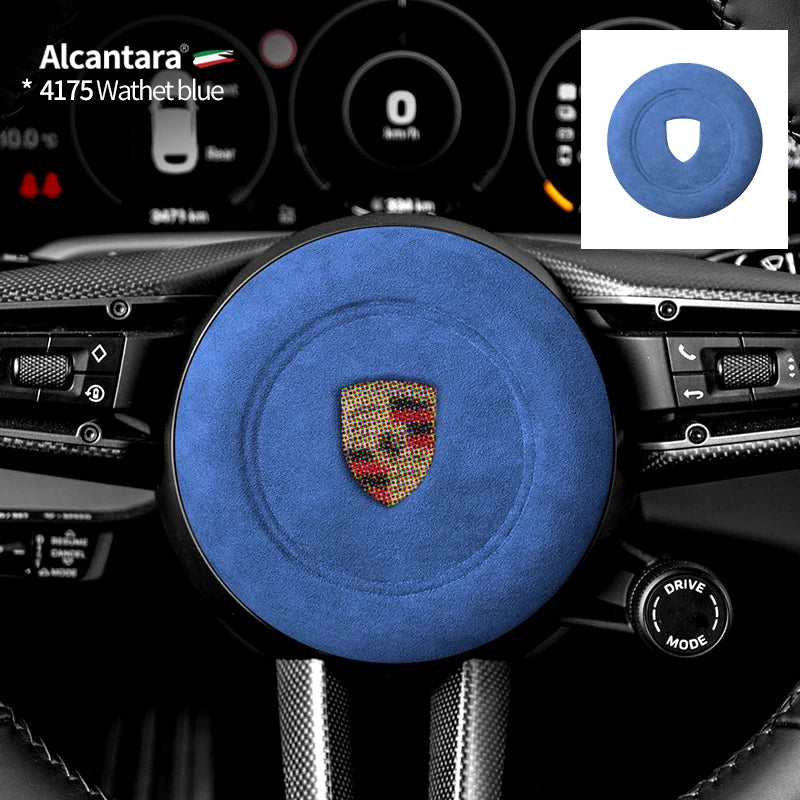 Porsche Alcantara Steering Wheel Cover