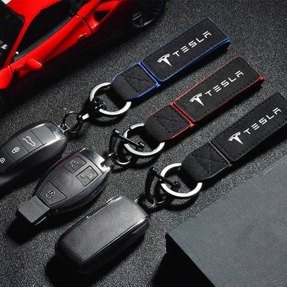 Tesla Luxury Keychain