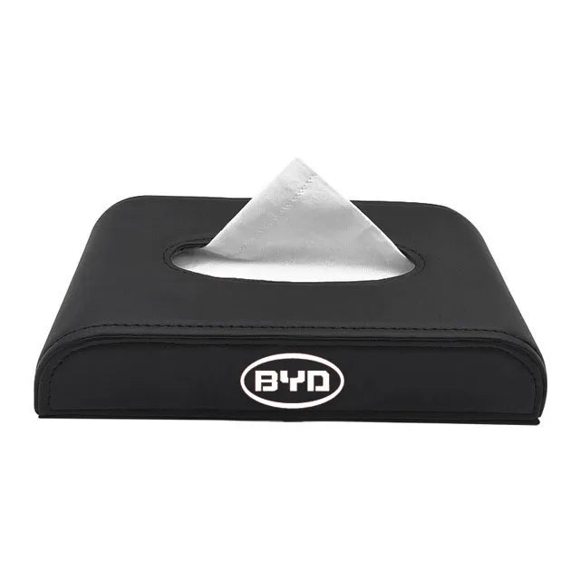 BYD PU Leather Car Tissue Box 