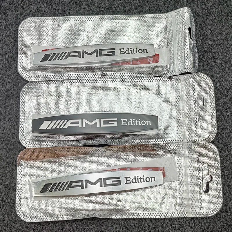 Metal Logo Amg Edition Emblem Car