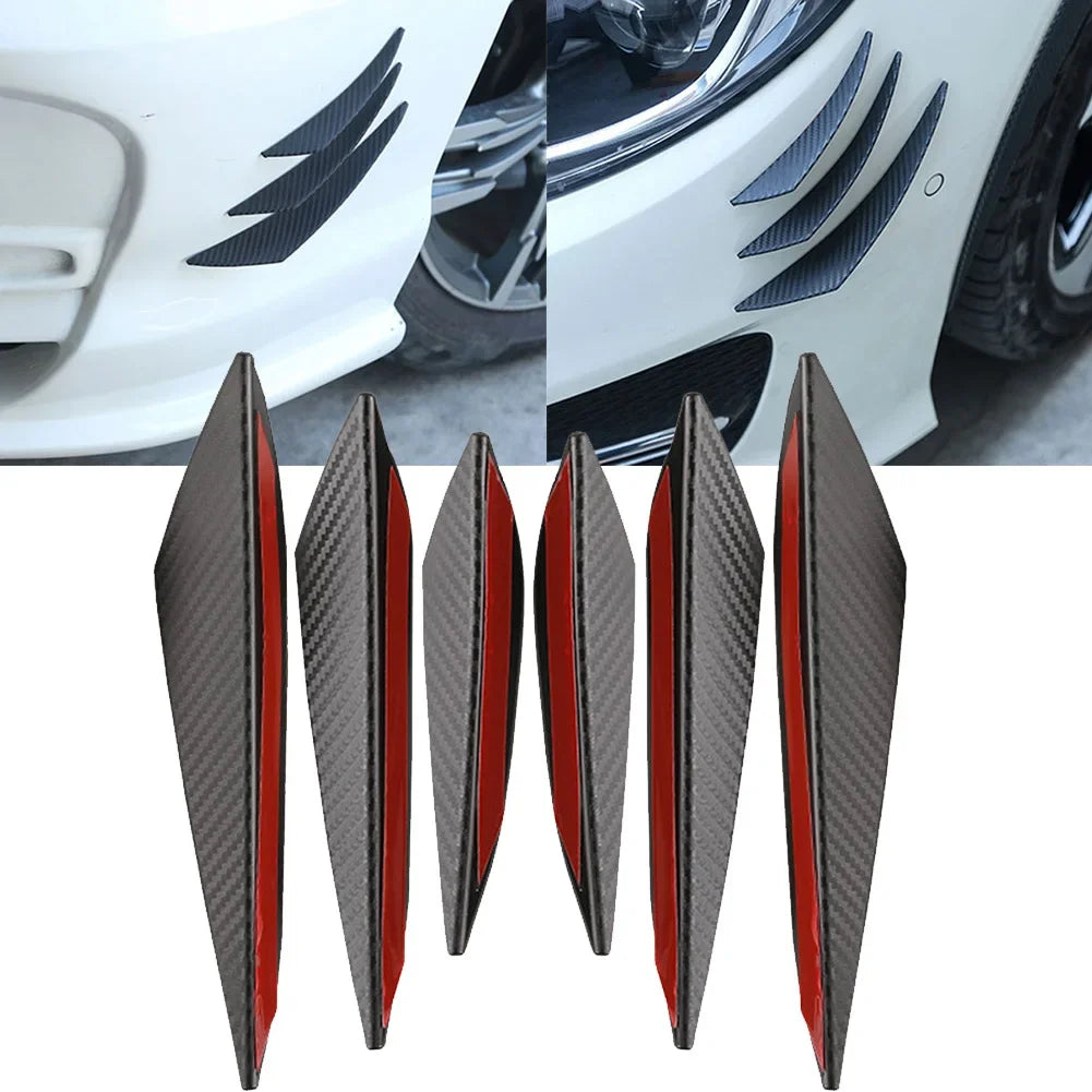 4 / 6pcs Universal Bumper Fin en canard 