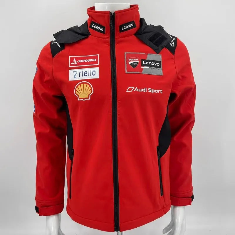 Chaqueta de equipo de fábrica de carreras 