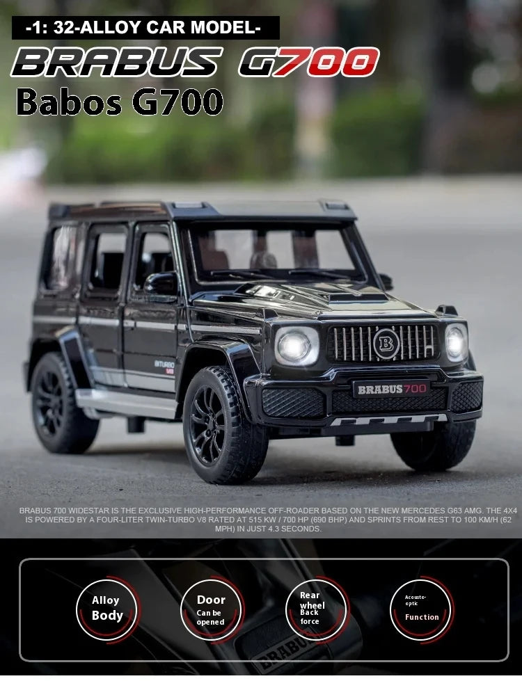 1:32 Scale Brabus G700 Modèle d'alliage