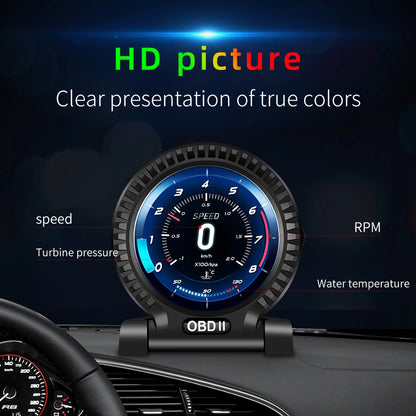 Speach -up Display Auto Speedometro RPM 