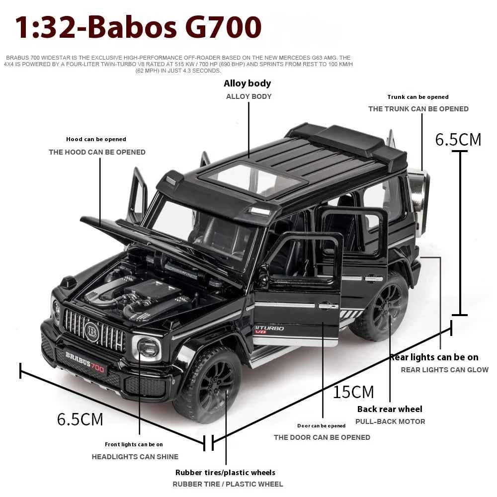 1:32 Scala Brabus G700 Auto modello in lega