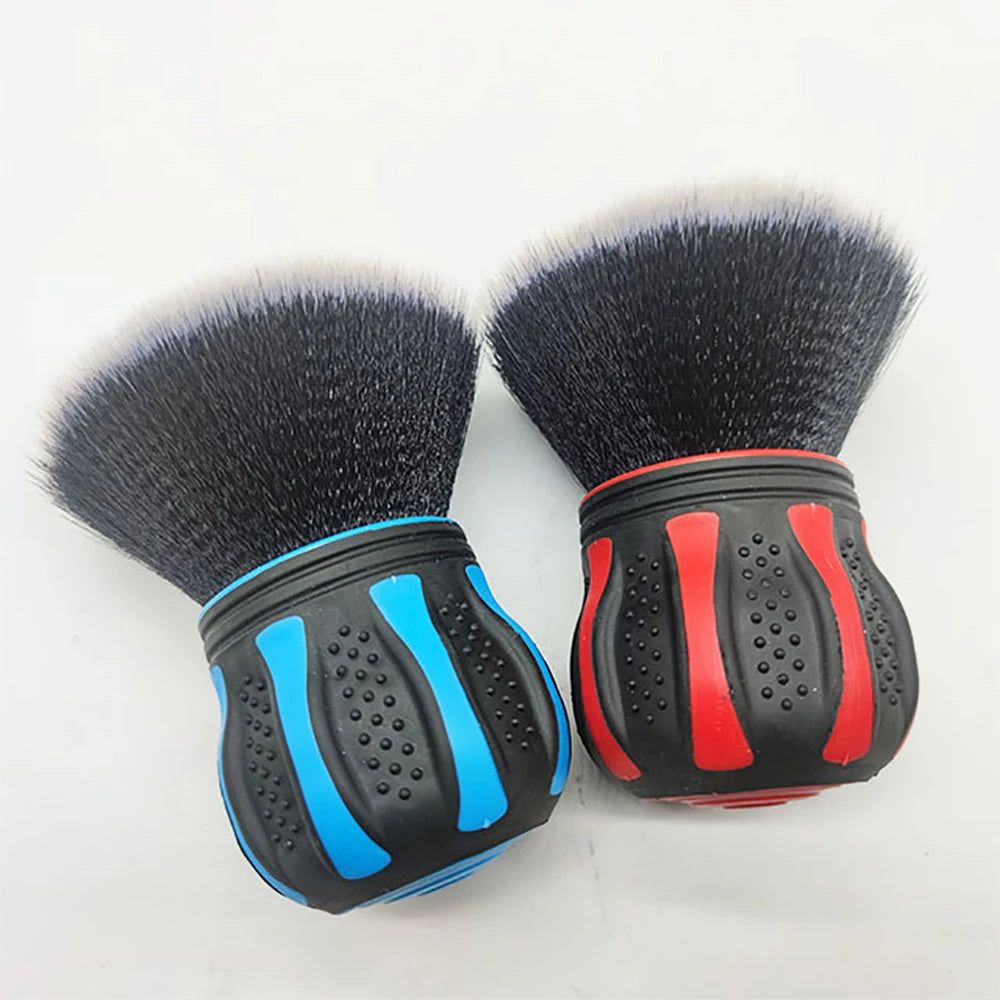 Brosse de détail de la voiture à poils doux