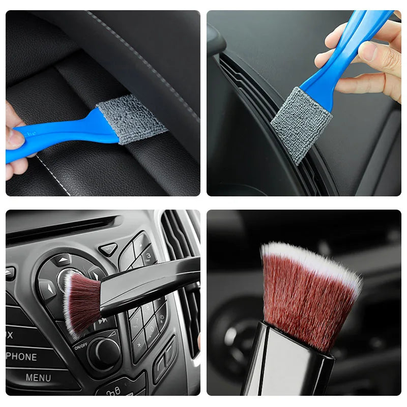 Car Dual Head Cleaning Brush