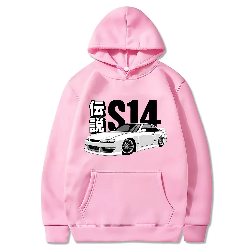 Sudadera gráfica de autos S14