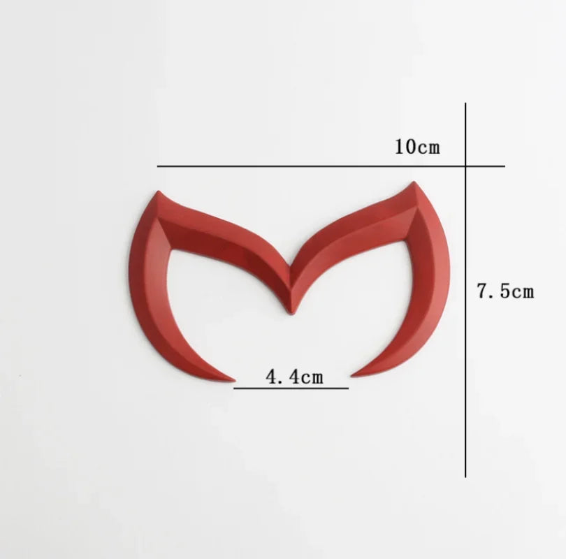 Superposición de emblema trasero de Mazda