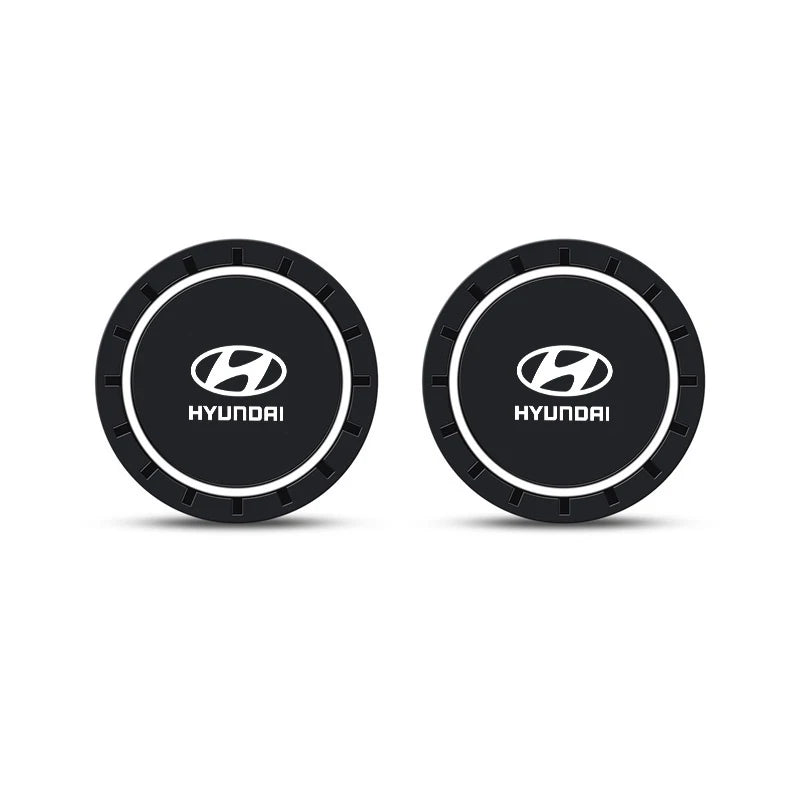 Hyundai 2PCS -LED -Auto -Becherhalter 