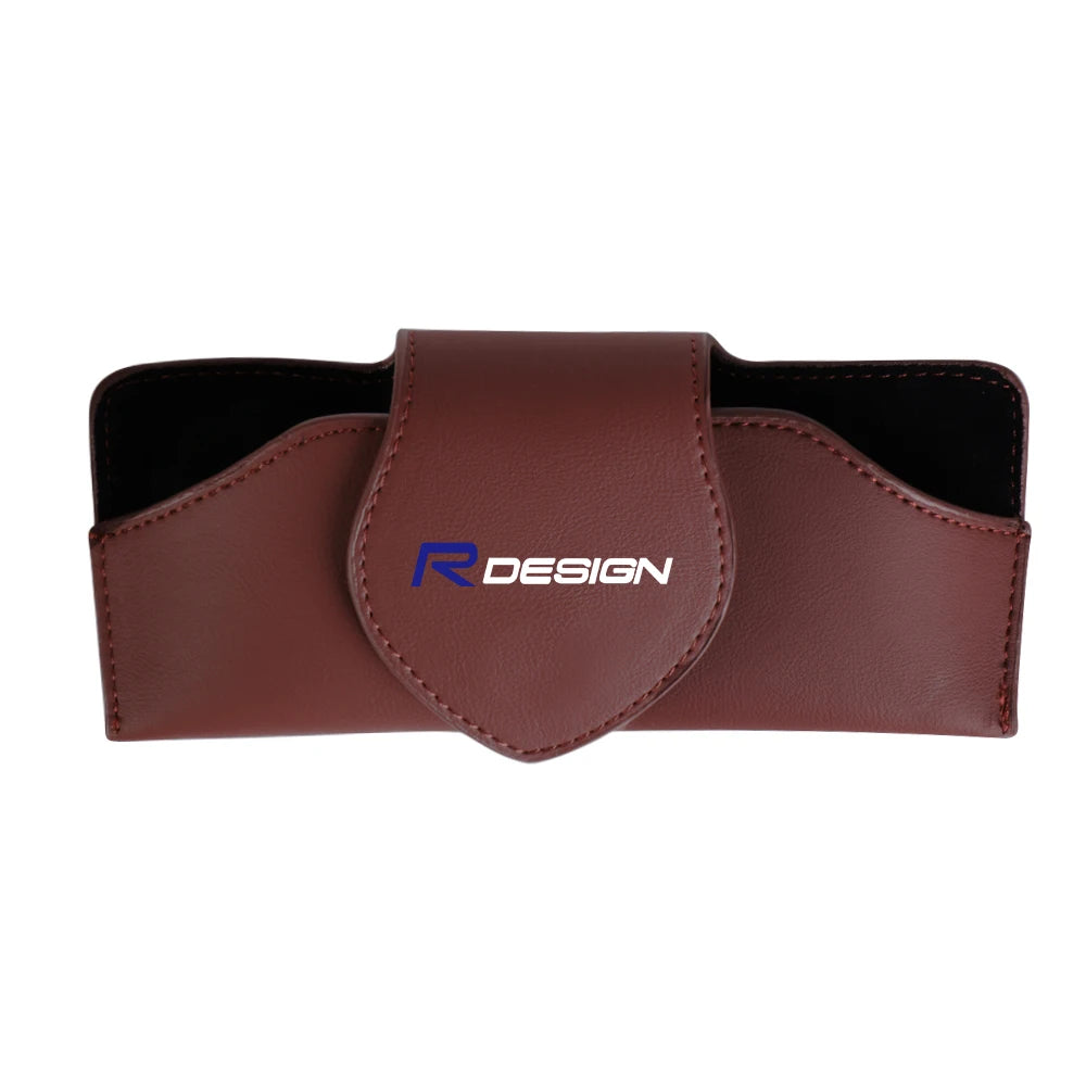 Volvo Leather Eyeglass Holder