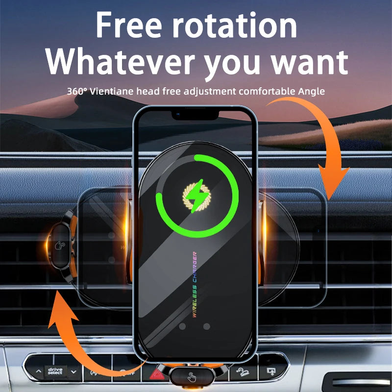 66W Fast Charging Car Wireless Phone Holder 