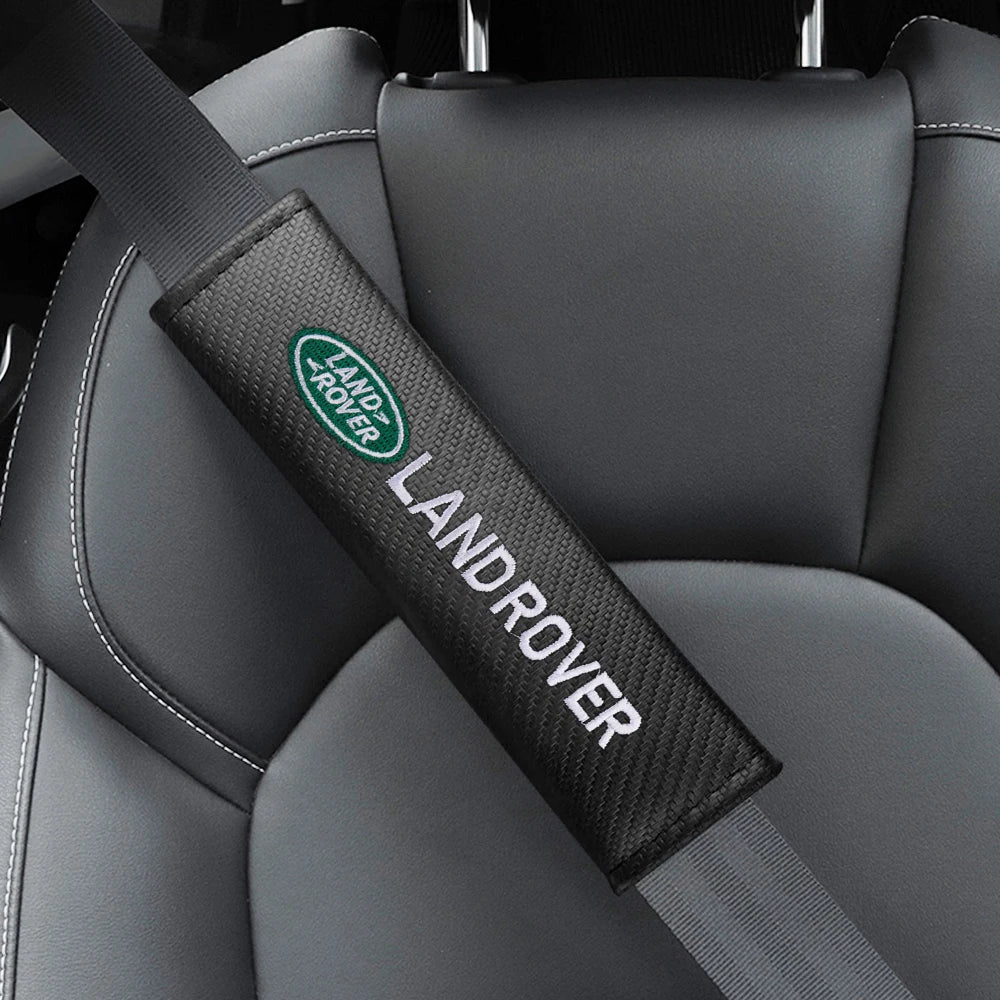 Carbon Fiber Seat Belt Covers for Land Rover 