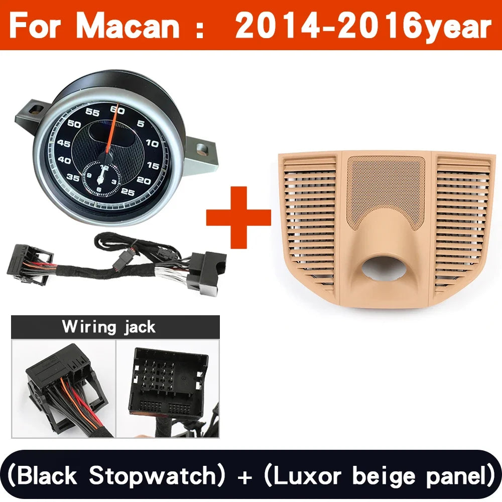 Porsche Macan Dashboard Stopwatch & Panel Kit