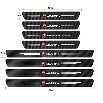 Protettore da davanzale della porta in fibra di carbonio Abarth
