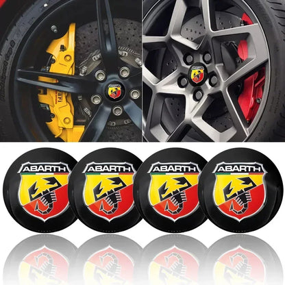 Abarth Wheel Center -Aufkleber 