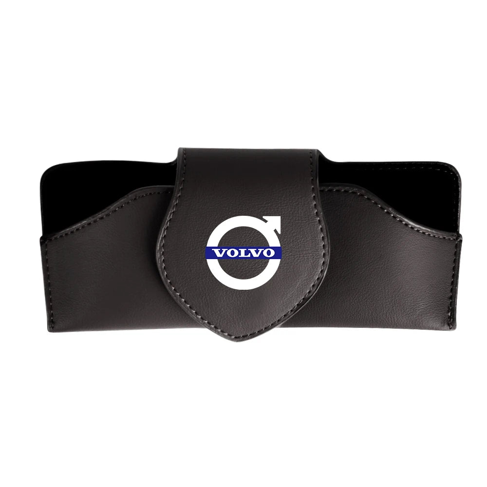 Volvo Leather Eyeglass Holder