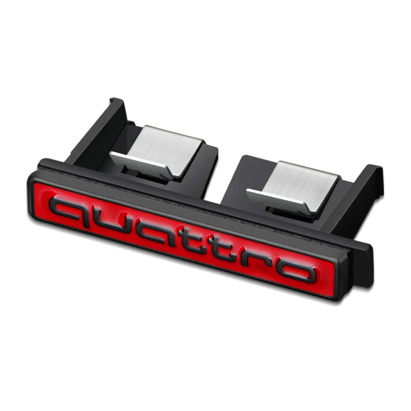 Badge grill frontale del logo Quattro 