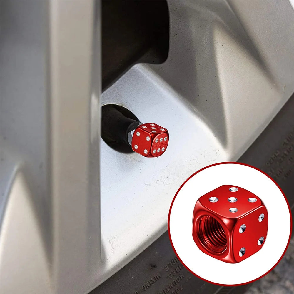 Aluminum Dice Valve Caps