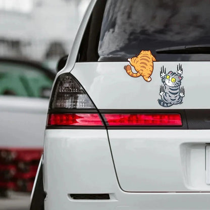 3pcs lustige Pet Cat Car Sticker Set