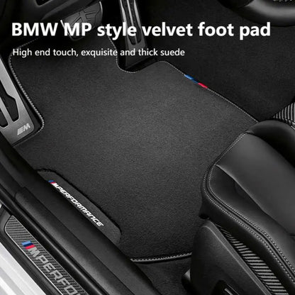 BMW M Performance Style Velvet Car Floor Matten