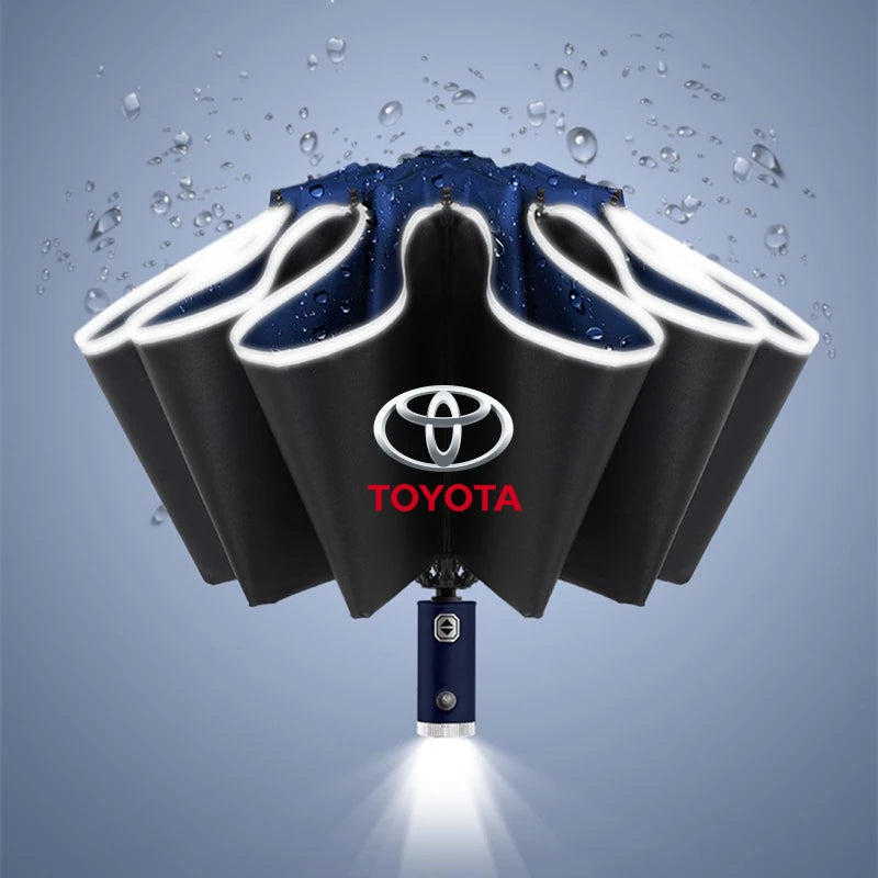 Toyota Umbrella avec lampe de poche LED