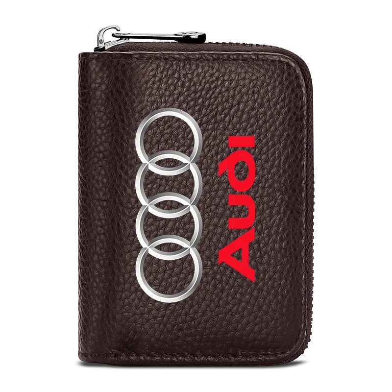 Audi Leather Key and Card Holder