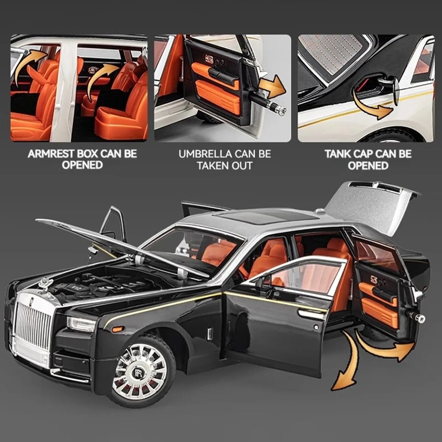 1:18 Rolls-Royce Phantom Diecast Modellauto 