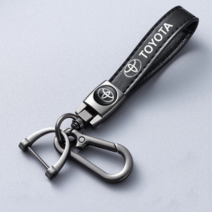 Toyota Metal/Leather Keychain