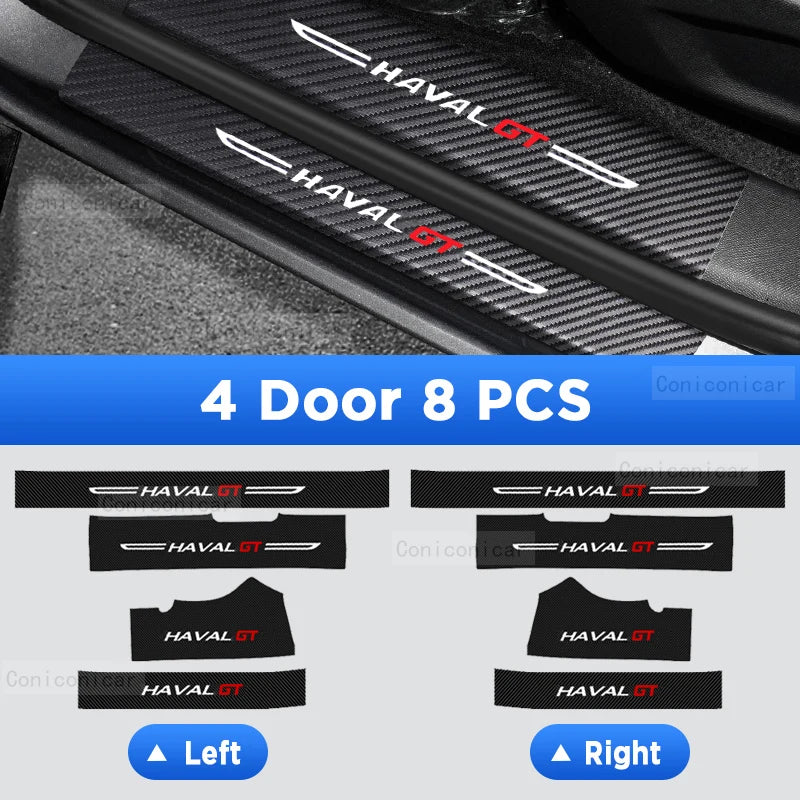 Haval GT Carbon Fiber Door Sill Protector