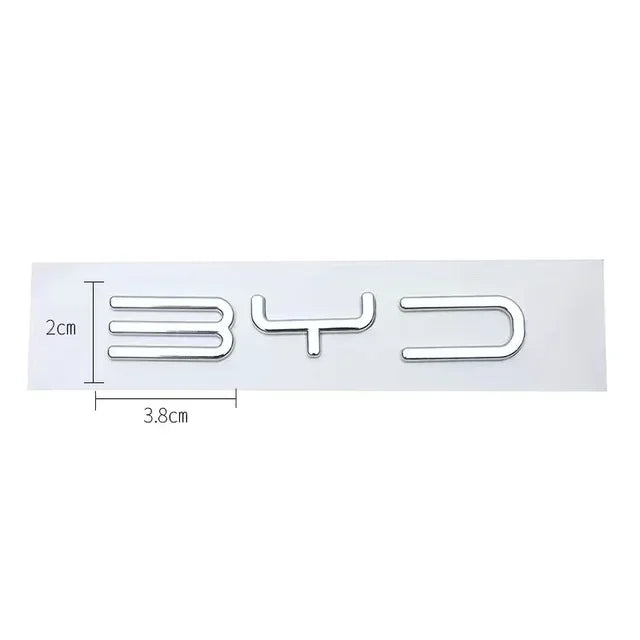 Decal d'autocollant d'emblème BYD 