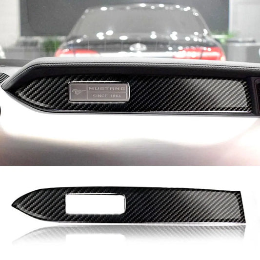 Mustang Carbon Fiber Dashboard Center Cover 