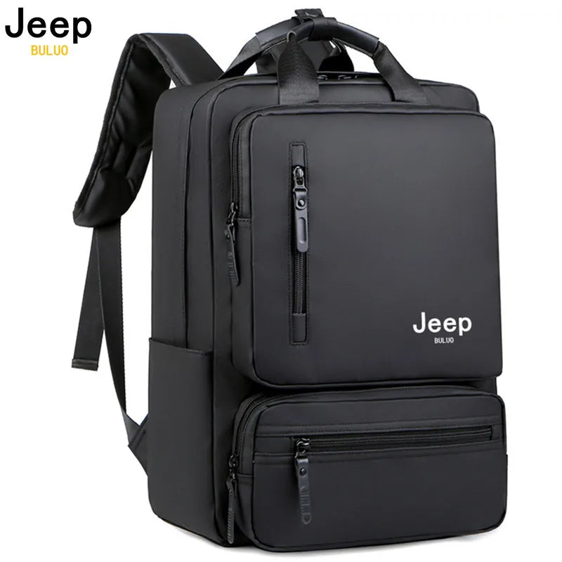 JEEP BULUO Men's Large Capacity Laptop Backpack 