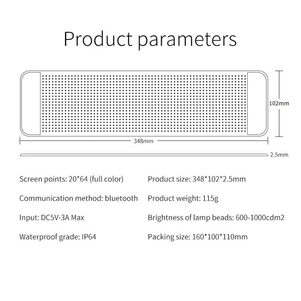 Teufelsaugen -LED -Display für Auto 