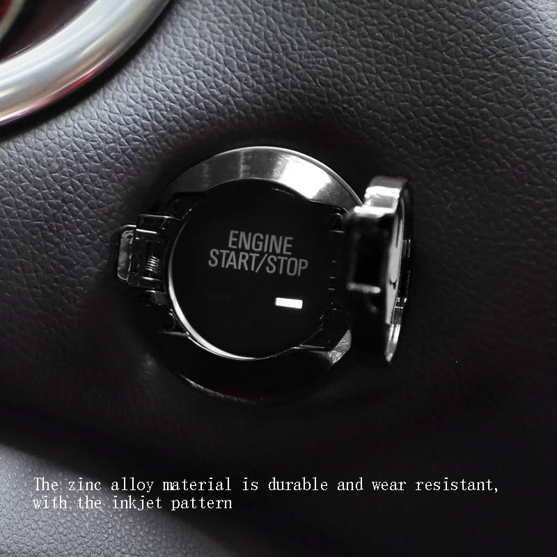 Iron-Inspired Engine Start Button Cover 