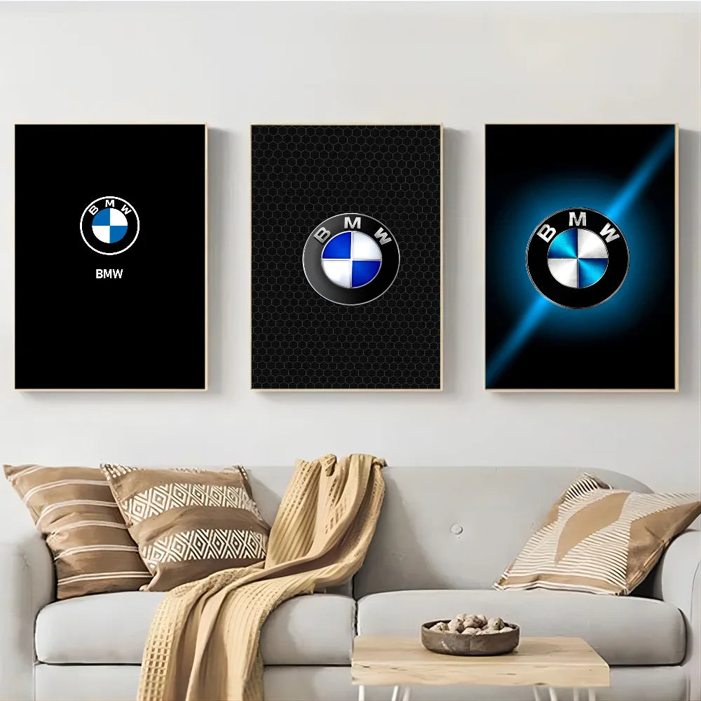 Arte de pared del logotipo de BMW