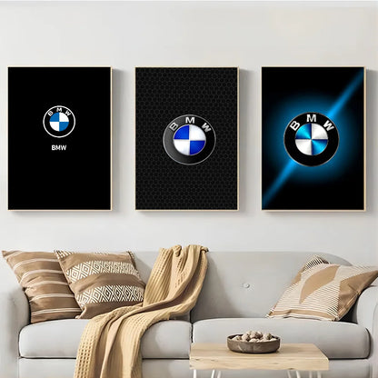 Arte de pared del logotipo de BMW